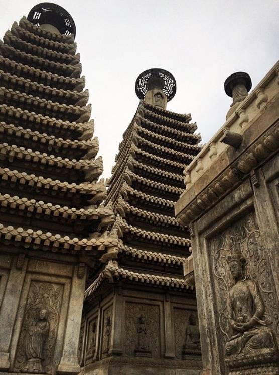 種類繁多的中國(guó)佛塔，佛教文化博大精深