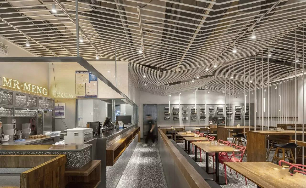 《孟非的小面》的餐廳裝修設計