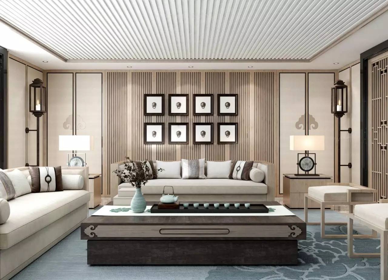 沙發(fā)墻裝修設(shè)計，最美不過新中式