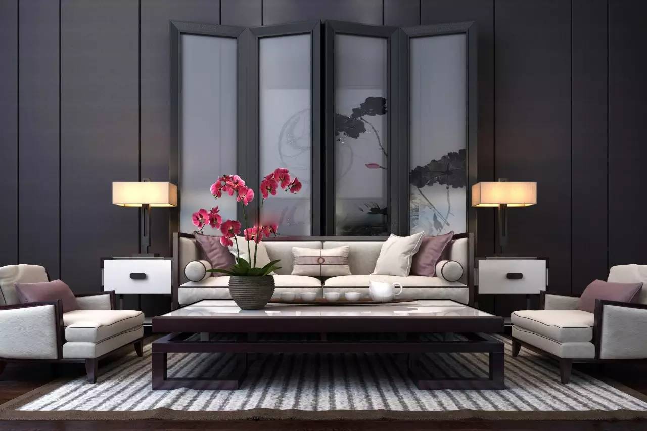 沙發(fā)墻裝修設(shè)計，最美不過新中式