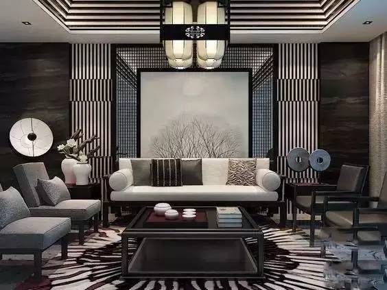 沙發(fā)墻裝修設(shè)計(jì)，最美不過(guò)新中式