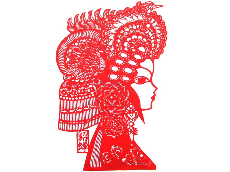 十款家佳樂文學手工京劇臉譜剪紙工藝品