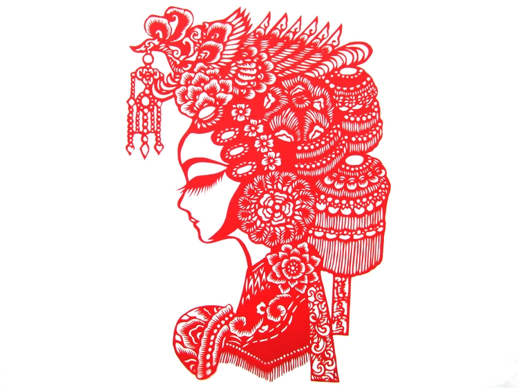 十款家佳樂文學手工京劇臉譜剪紙工藝品