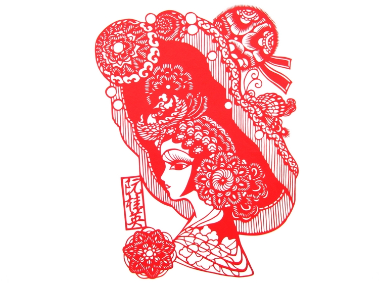 十款家佳樂文學(xué)手工京劇臉譜剪紙工藝品