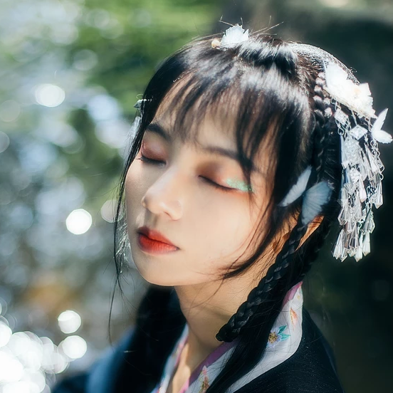 家佳樂文學清新可愛唯美古風女子頭像