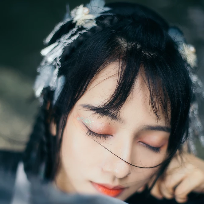 家佳樂文學清新可愛唯美古風女子頭像