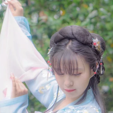 清新唯美家佳樂(lè)文學(xué)古風(fēng)真人女子頭像