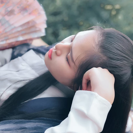 霸氣唯美家佳樂文學(xué)古風(fēng)真人女子頭像