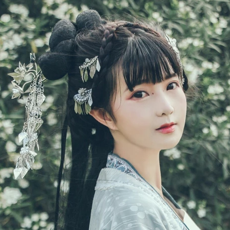 小清新唯美花朵頭像，家佳樂文學(xué)古風(fēng)真人女子頭像