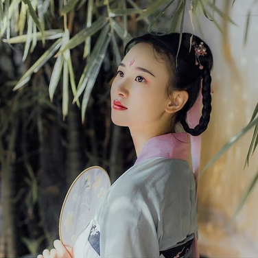 小清新唯美可愛頭像，家佳樂文學(xué)古風(fēng)真人女子頭像