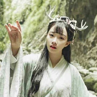 時尚家佳樂文學唯美古風少女真人頭像