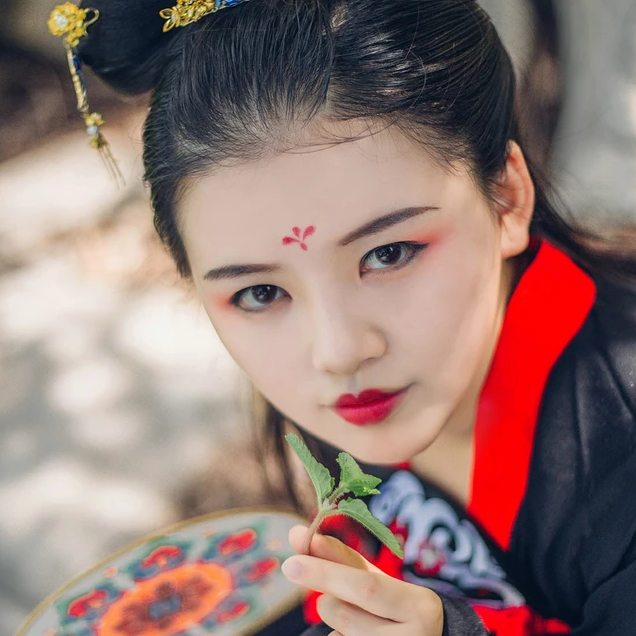 清新家佳樂文學(xué)唯美古風(fēng)少女真人頭像