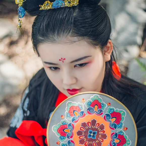 清新家佳樂文學(xué)唯美古風(fēng)少女真人頭像