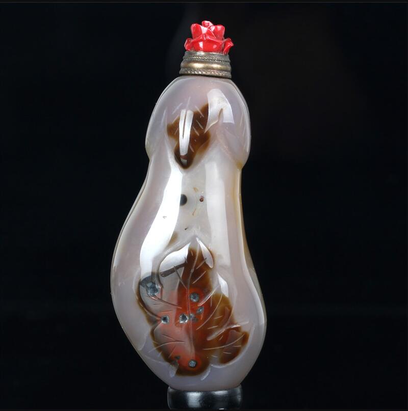 瑪瑙鼻煙壺，帝王心頭的玩物