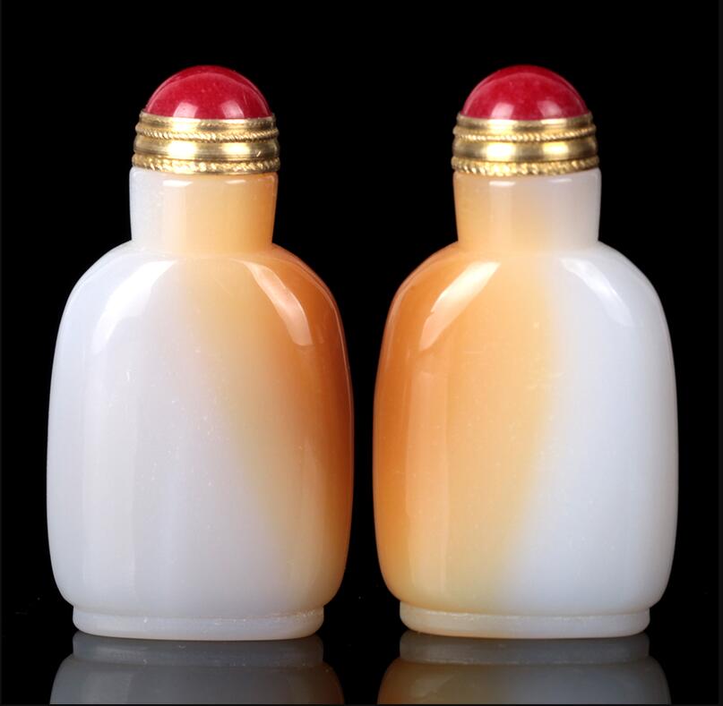 瑪瑙鼻煙壺，韻味自然成景