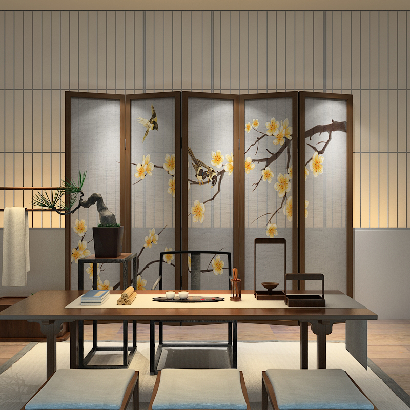 現(xiàn)代中式屏風(fēng)，隔不斷的東方美