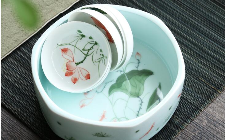 水盂茶洗，洗人間氛垢矣