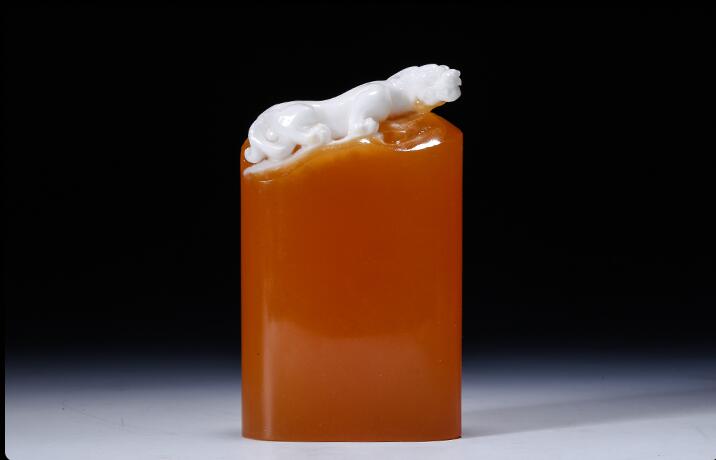 金田黃石印章，財(cái)官福祿之喜