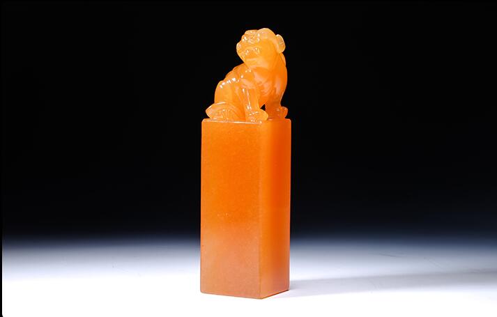 金田黃石印章，財(cái)官福祿之喜