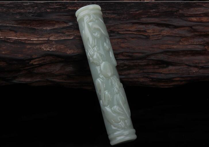 和田玉鎮(zhèn)紙，玉不雕不成器