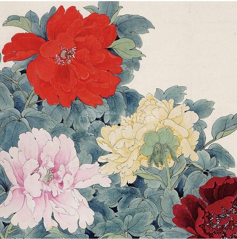 于非闇牡丹作品欣賞，獨(dú)占人間第一香