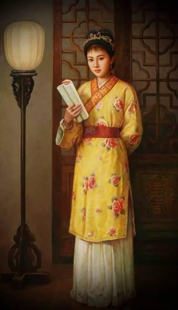 紅樓夢(mèng)金陵十二釵油畫，中國文化與西方藝術(shù)