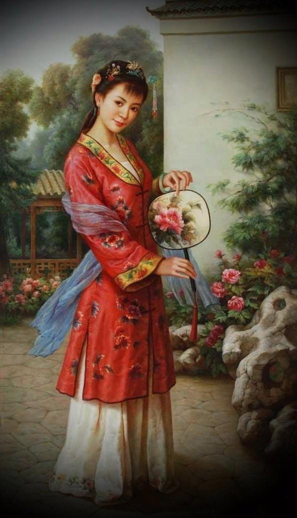 紅樓夢(mèng)金陵十二釵油畫，中國文化與西方藝術(shù)