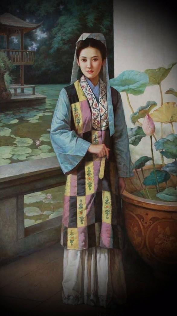 紅樓夢(mèng)金陵十二釵油畫，中國文化與西方藝術(shù)