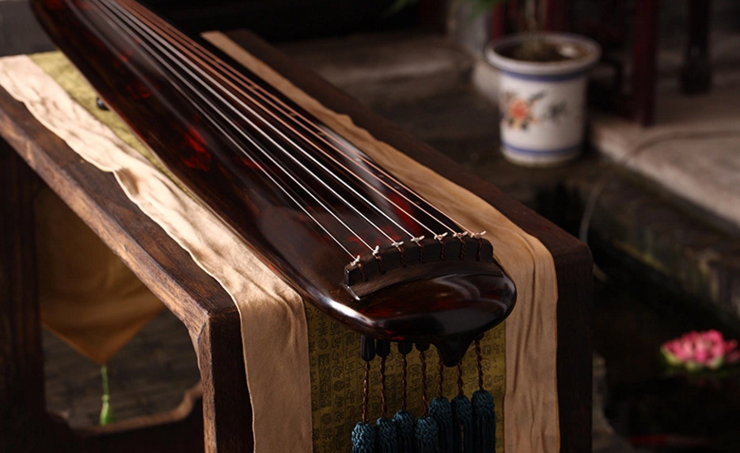 老杉木古琴，時(shí)尚古典家佳樂文學(xué)民族樂器