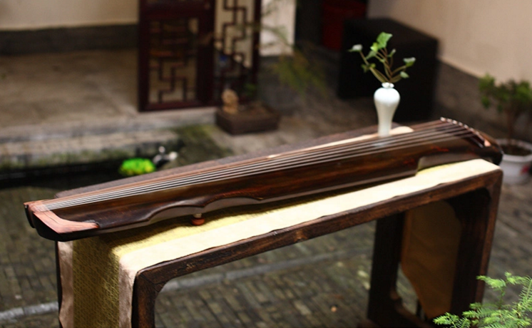 伏羲式古琴，時(shí)尚古典家佳樂(lè)文學(xué)民族樂(lè)器