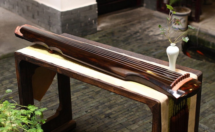伏羲式古琴，時(shí)尚古典家佳樂(lè)文學(xué)民族樂(lè)器