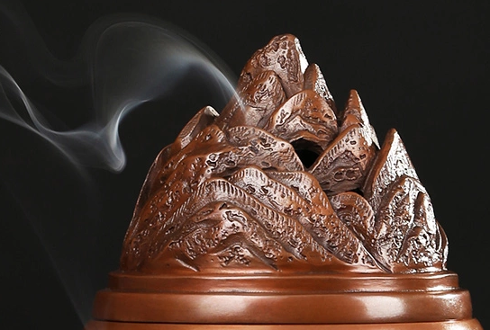 紫銅博山香爐，仿古純銅香爐