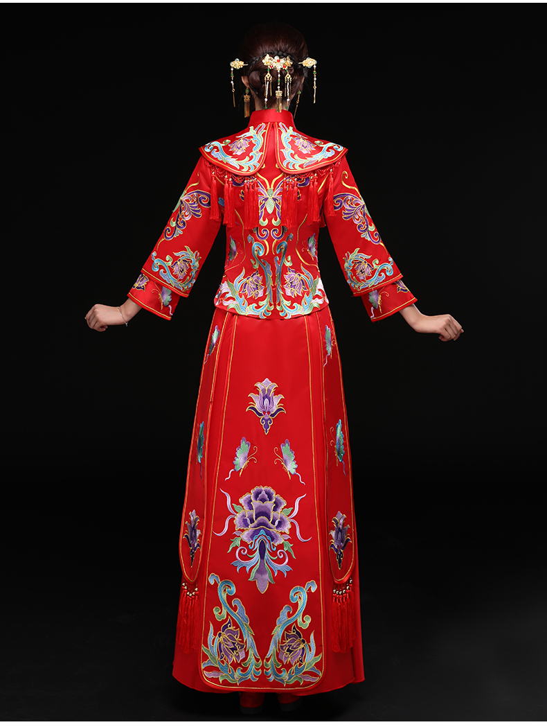 龍鳳褂新娘禮服，結(jié)婚禮服中式禮服