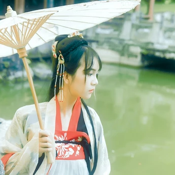 優(yōu)雅時尚古風頭像，唯美古風真人女子頭像