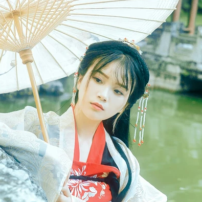 優(yōu)雅時尚古風頭像，唯美古風真人女子頭像