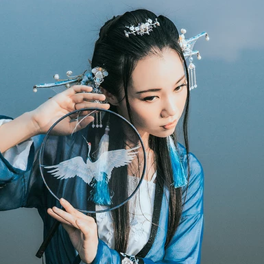 人魚傳說妖艷頭像，唯美古風(fēng)女子頭像