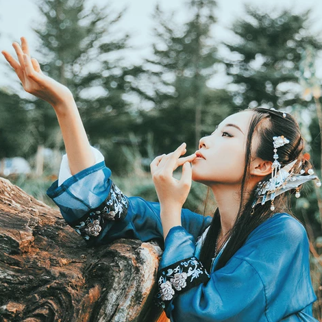 人魚傳說妖艷頭像，唯美古風(fēng)女子頭像