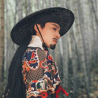 霸氣錦衣行帶刀頭像，唯美古風(fēng)男生真人頭像