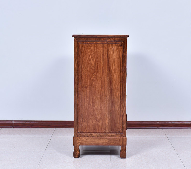 紅實(shí)木簡(jiǎn)約五斗柜，仿古儲(chǔ)物中式柜子