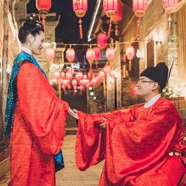 執(zhí)子之手與子偕老唯美頭像，唯美古風(fēng)情侶頭像