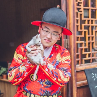 執(zhí)子之手與子偕老唯美頭像，唯美古風(fēng)情侶頭像