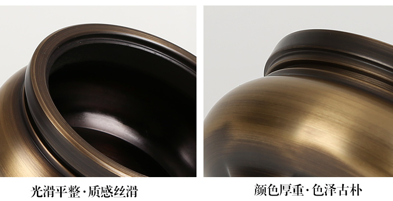 三足藤花熏香爐，拉絲仿古香爐