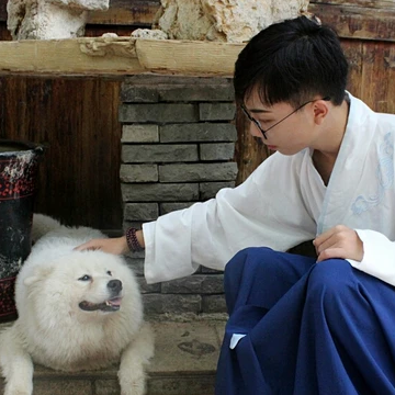 文藝范漢服男生頭像，唯美古風真人頭像