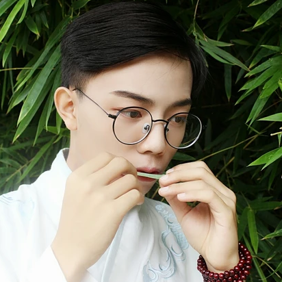文藝范漢服男生頭像，唯美古風真人頭像
