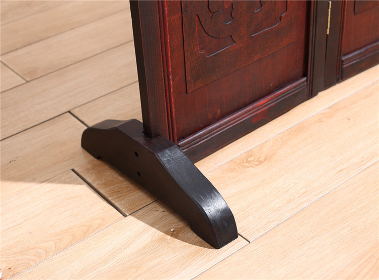 仿古實(shí)木屏風(fēng)隔斷，精美中式屏風(fēng)