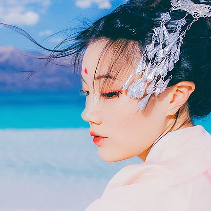 冰雪美人飄逸唯美頭像，唯美古風(fēng)女子頭像