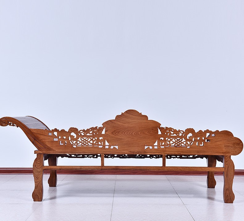 中式花梨木羅漢床，實木中式床貴妃榻