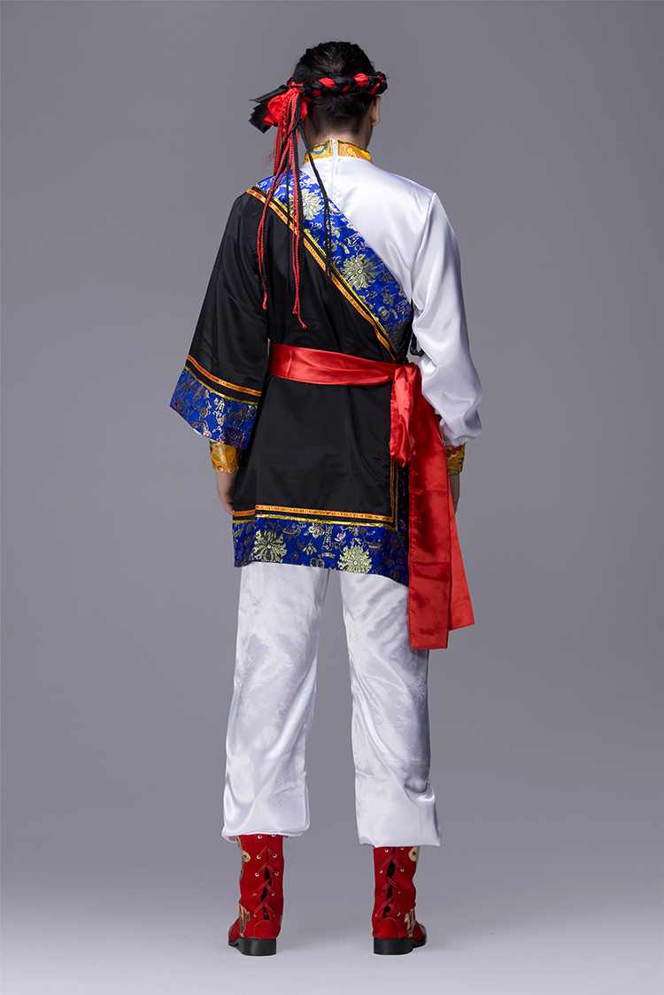 別具一格的蒙古族男裝服飾，蒙古袍少數(shù)民族服