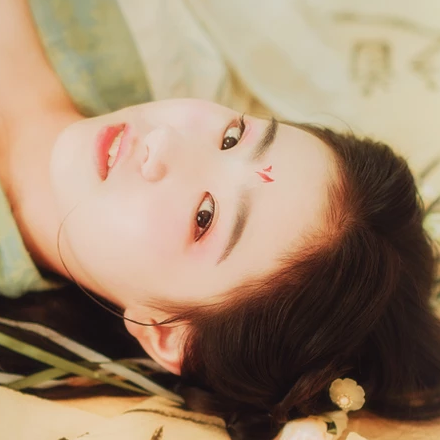小清新漢服少女頭像，唯美古風(fēng)真人頭像