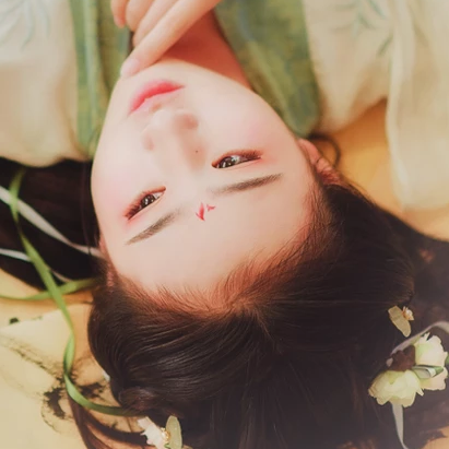 小清新漢服少女頭像，唯美古風(fēng)真人頭像